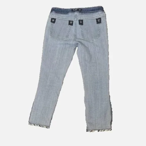Miss Me Capri Jeans Sz 28 Fleua de Lis M3532 - Picture 11 of 12